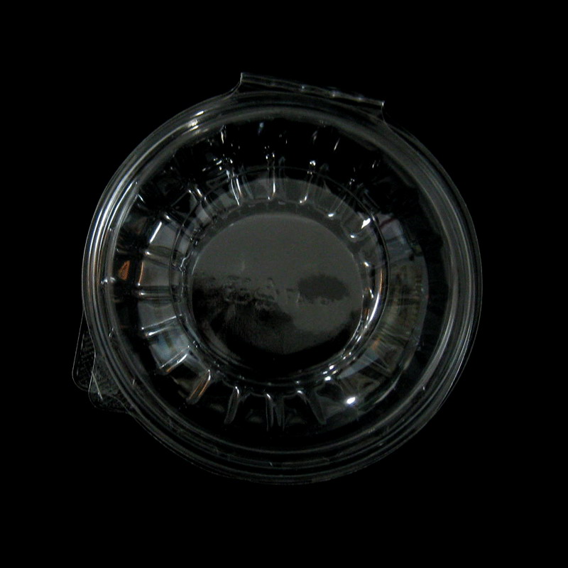 กล่องกลมใส OPS TP-47 ( PVC ) ( กล่องแฮมเบอร์เกอร์ ) ( 100 ชิ้น )