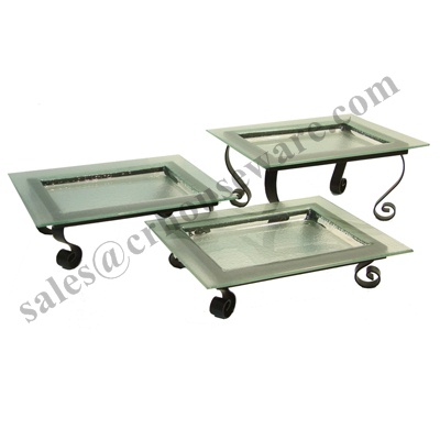 ชั้นโชว์อาหารพร้อมจานแก้ว ไซร้ S (ราคาต่อชิ้น) The show food and Fruit. S 005-HR-023S