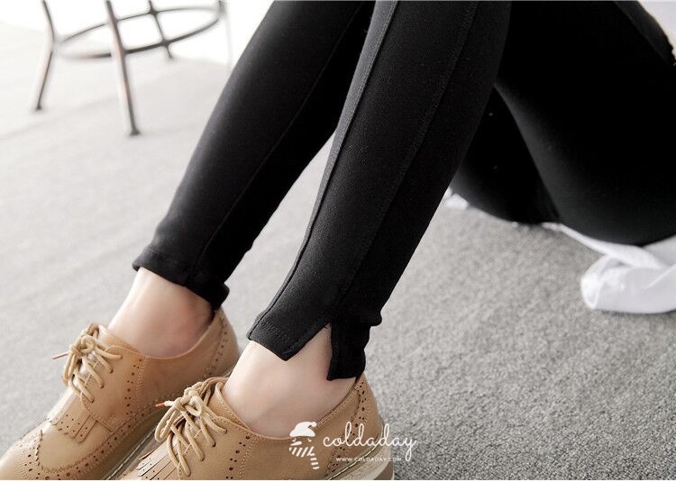 เลกกิ้งกันหนาวคนท้องสีดำ M-2XL