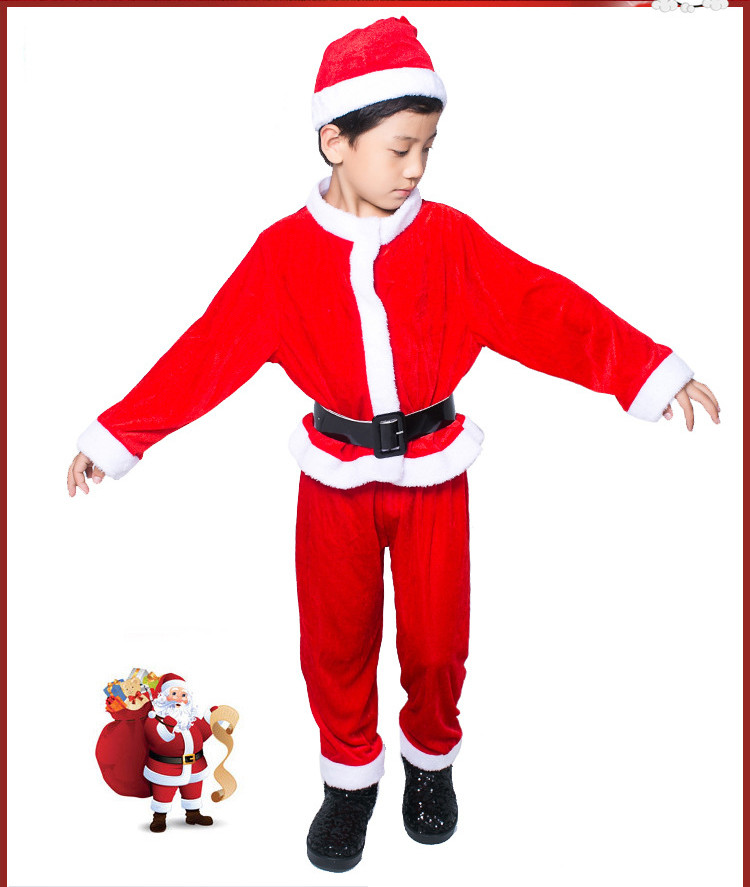 พร้อมส่ง ชุดคริสต์มาส เด็กชาย เด็กหญิงชุดซานตี้ ซานต้า
