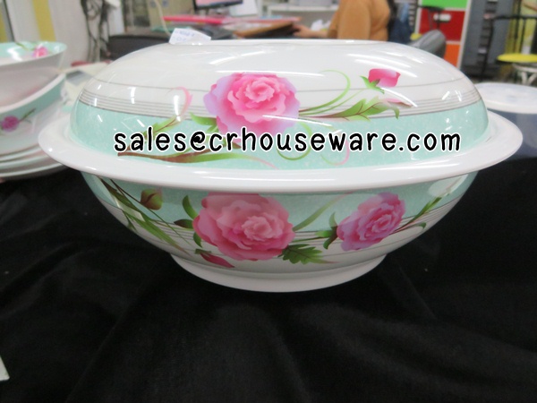 โถข้าวพร้อมฝา 10 นิ้ว 017-BL828-10 (RB)