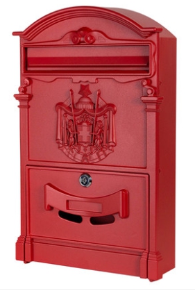 ตู้จดหมายทรงยุโรป European mail box style.,ตู้จดหมายวินเทจ