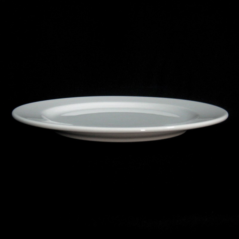 จานตื้นขอบหนา 26 ซม. ( 10 นิ้ว ) #0920 ยี่ห้อ Royal porcelain (รอยัล พอร์ซเลน )