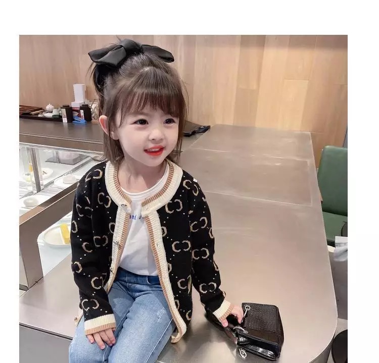 กันหนาว: เสื้อกันหนาวเด็ก กระดุมหน้า ผ้าสำลี