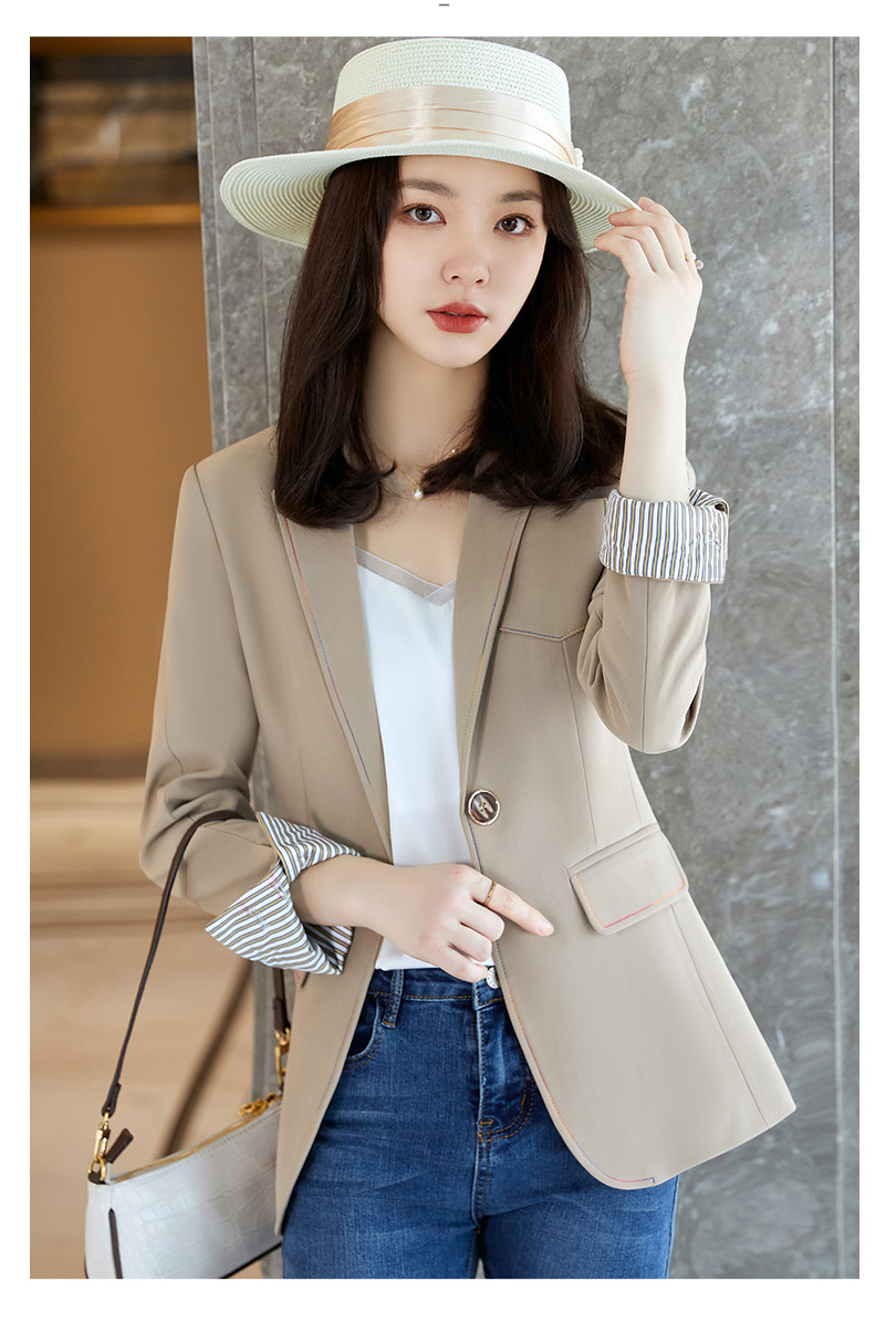 สินค้าพรีออเดอร์ เสื้อสูทแฟชั่นสวยหรูสไตล์เกาหลี มี2สี PO-SUIT-043