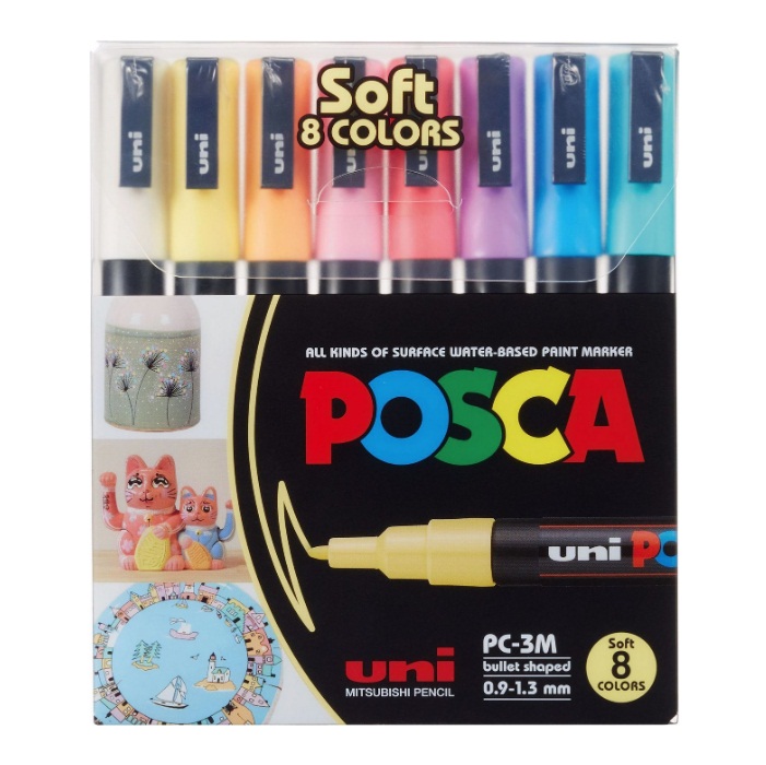 ชุดมาร์คเกอร์ Uni Posca 8 สี