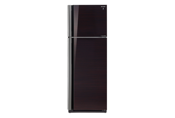 Sharp ตู้เย็น 2 ประตูความจุ 14.4 คิว ประตูกระจก J-TECH INVETER รุ่น SJ-X44GP-BK สีดำ