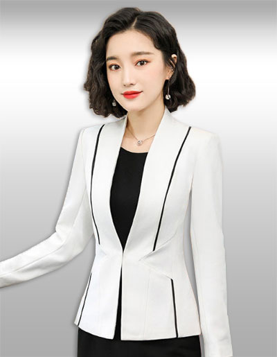 เสื้อสูทผู้หญิงสีขาวสไตล์เรียบหรู มี 7 ไซส รหัส2249
