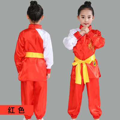 พร้อมส่ง ชุดจีน กังฟู ลายมังกร+ผ้าผูกเอว