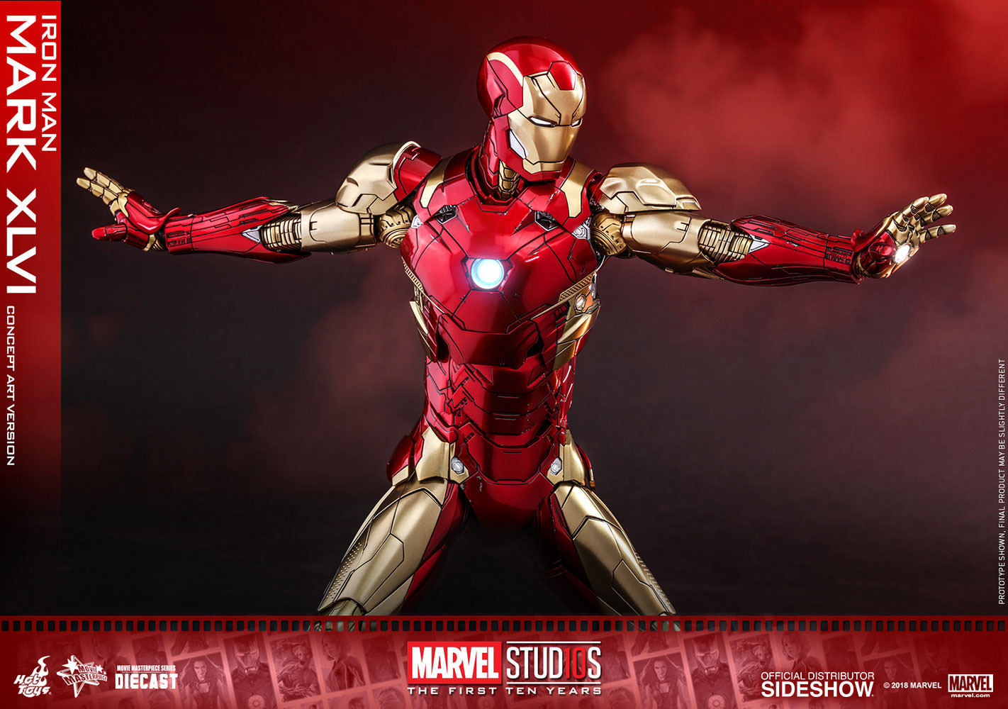 HOTTOYS - Iron Man Mark 46 (Concept Art Version) (Diecast)