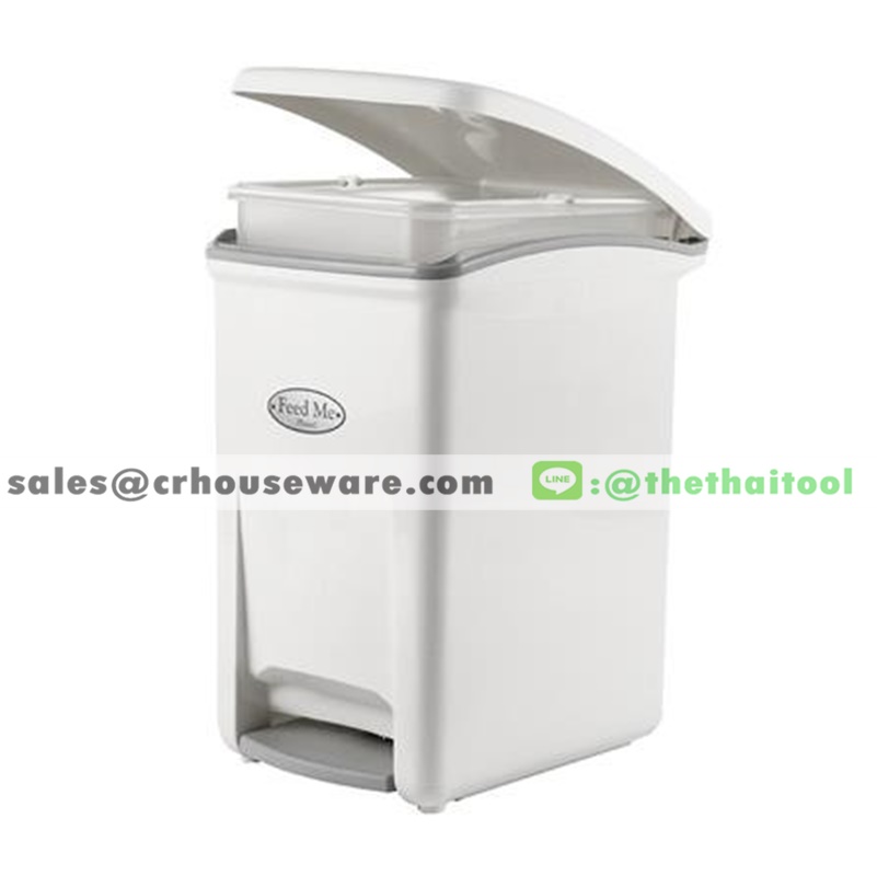 ถังขยะสี่เหลี่ยมแบบเท้าเหยียบ 10 ลิตร 001-PN6003