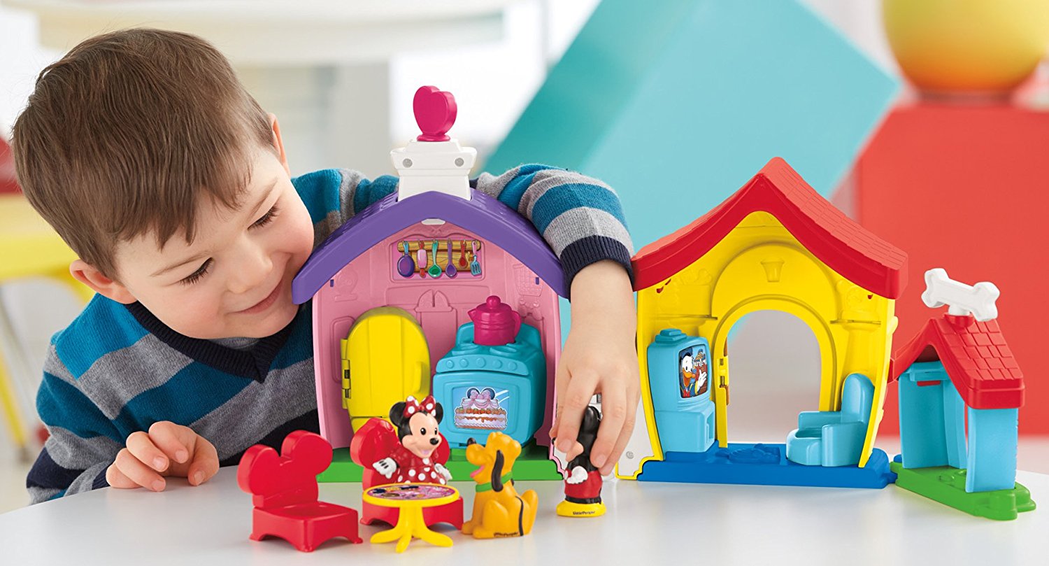 Fisher-Price Little People Magic of Disney Mickey and Minnie's House Playset