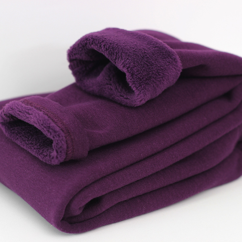 กางเกงผ้าฝ้ายบุขนกันหนาวเด็ก มีหลายสี