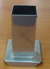 แท่นหล่อเทียนสเตนเลส รูปสี่เหลี่ยม-สูง 10 ซม. รหัสสินค้า 016-CH-03 Candle mold square shape. 016-CH-03 แบบหล่อเทียน