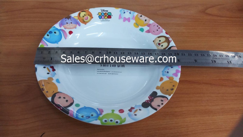 จานทรงลึก 8 นิ้ว ลายTSUMSUM