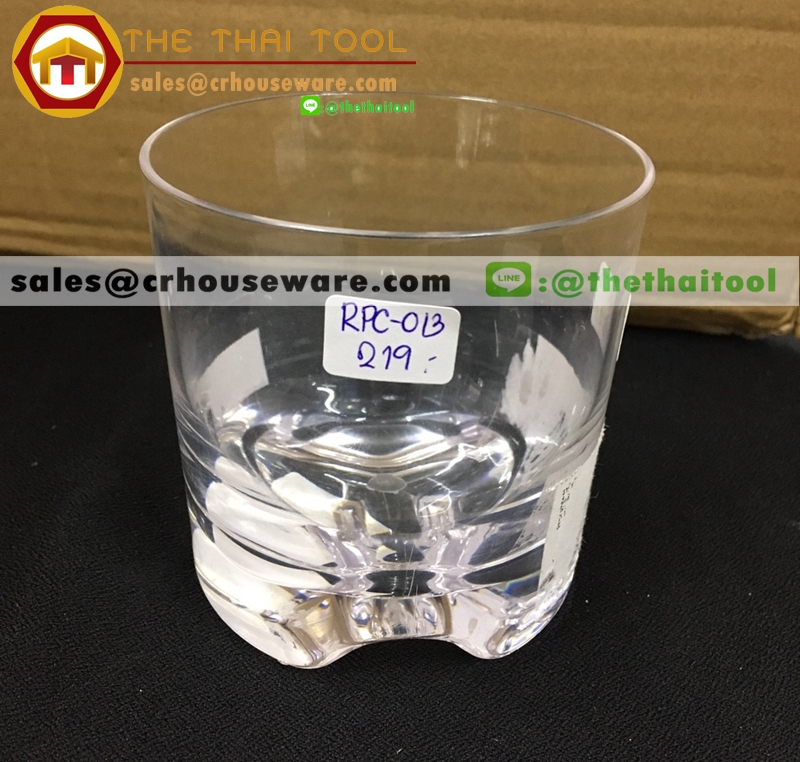แก้วน้ำพลาสติกริมสระ Rock glasses 10 oz. 003-RPC-013