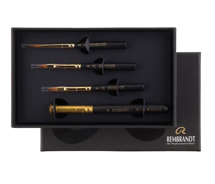 ชุดพู่กันสีน้ำแบบพกพา Rembrandt Luxury
