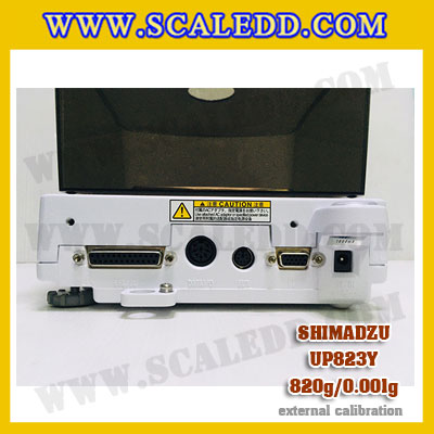 เครื่องชั่งดิจิตอล ทศนิยม 3 ตำแหน่ง รุ่น UP823Y 820gx0.001g เครื่องชั่งละเอียดสูง820g เครื่องชั่งน้ำหนัก820g ตาชั่ง820กรัม พิกัดน้ำหนัก 820g ความละเอียด 0.001g ยี่ห้อ SHIMADZU รุ่น UP823Y