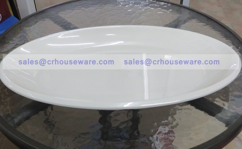 จานทรงรีเมลามีน 18 นิ้ว 017-PX-15118