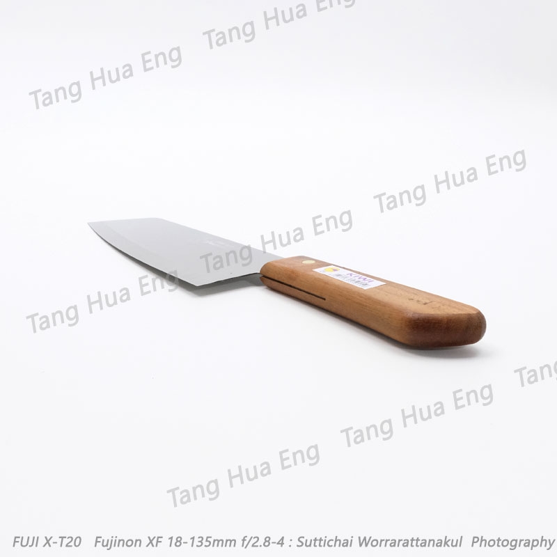 มีดสับ ด้ามไม้ปลายตัดเฉียง 8 นิ้ว #21 ( กีวี )