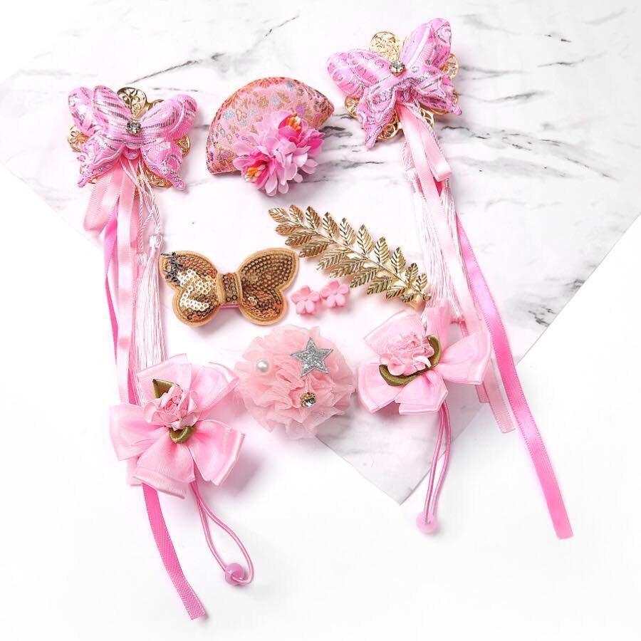 กิ๊บติดผมตรุษจีน เซ็ทกิ๊บรวม