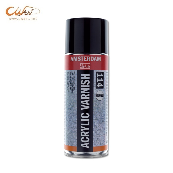 สเปรย์เคลือบสีอะคริลิค Amsterdam 400ml - 114 Gloss (เงา)