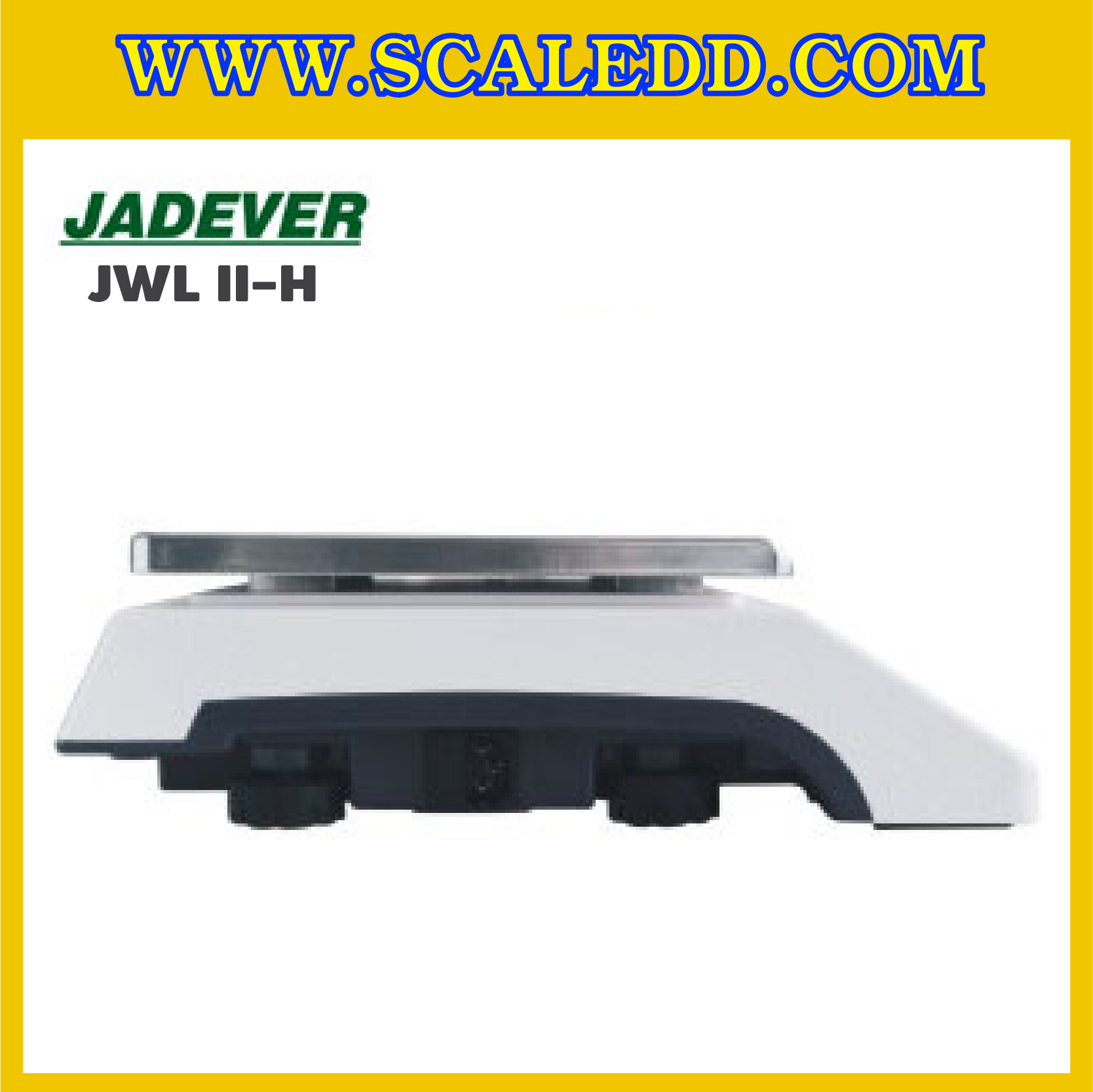 เครื่องชั่งดิจิตอล พิกัดน้ำหนัก 30kg ยี่ห้อ JADEVER รุ่น JWL II-H ความละเอียด 1g (มีใบตรวจรับรองจากสำนักชั่งตวงวัด)
