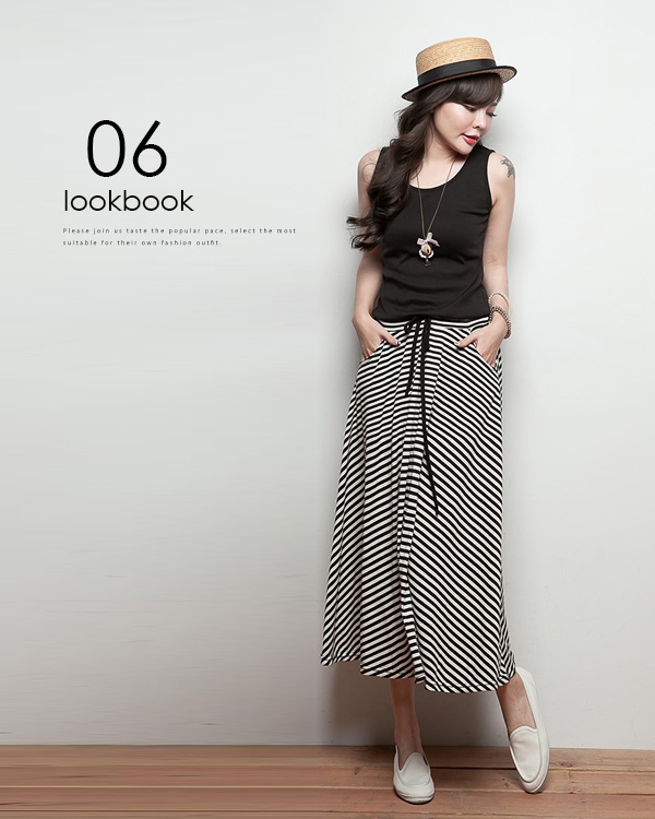 ชุดเดรสแฟชั่นแขนกุด สไตล์เกาหลี รหัส 1067