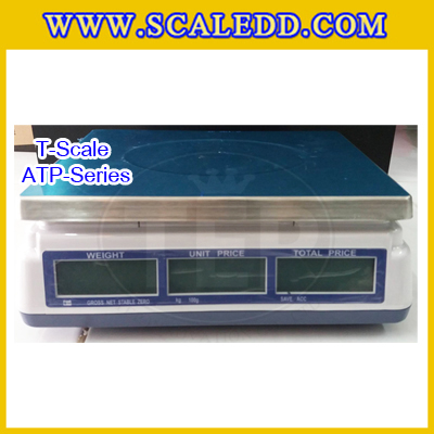 เครื่องชั่งดิจิตอลคำนวณราคา T-Scale รุ่น ATP-30 เครื่องชั่งดิจิตอลคำนวณราคาพิกัด 30kg กิโลคำนวณราคา เครื่องชั่งคิดเงิน ตาชั่งคิดเงิน กิโลคิดเงินได้ พิกัดน้ำหนัก 30kg อ่านค่าละเอียด 5g (ผ่านตรวจรับรองจากสำนักงานกลางชั่งตวงวัด)