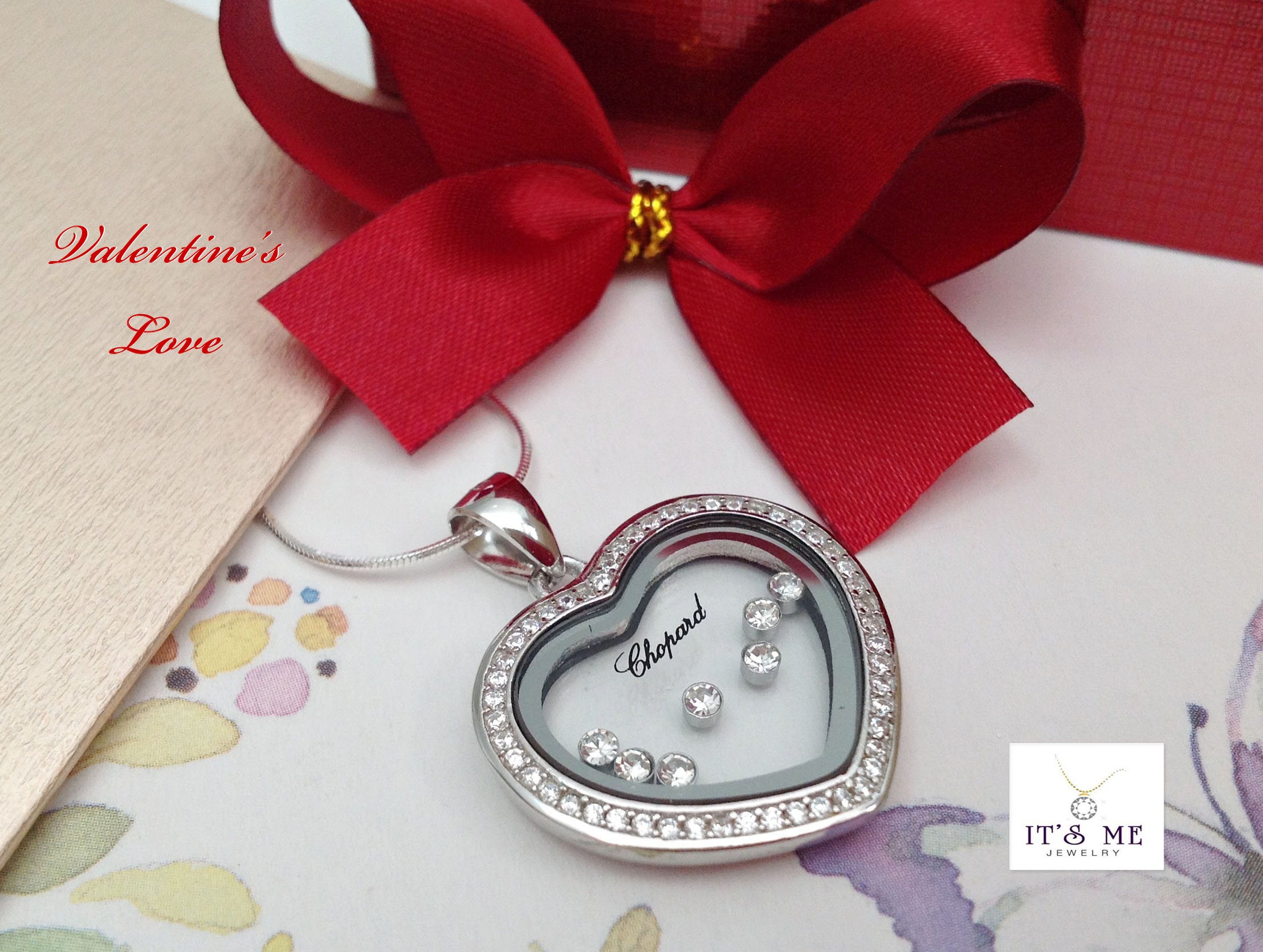 Valentine's Love จี้เงินแท้ งานแบรนด์ Chopard
