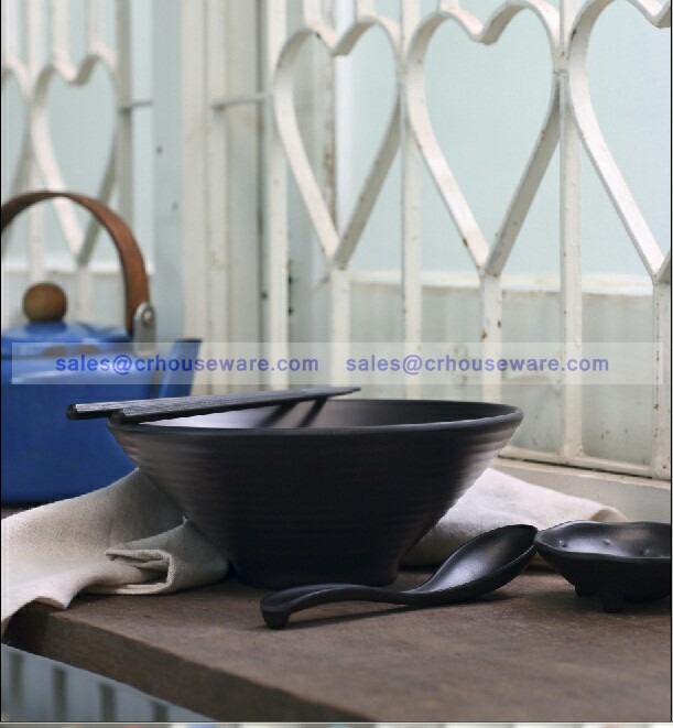 ชามราเมง ชามก๋วยเตี๋ยว ลายลอนเล็ก 9 นิ้ว 017-PX-F155490