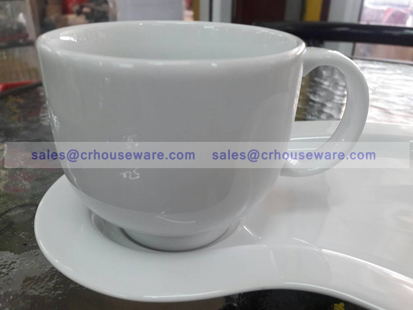 ชุดเบรค Royal Porcelain RP8030,ชุดของว่างพอร์ซิเลน,ถ้วยรวมจานรองชุดอาหารว่าง