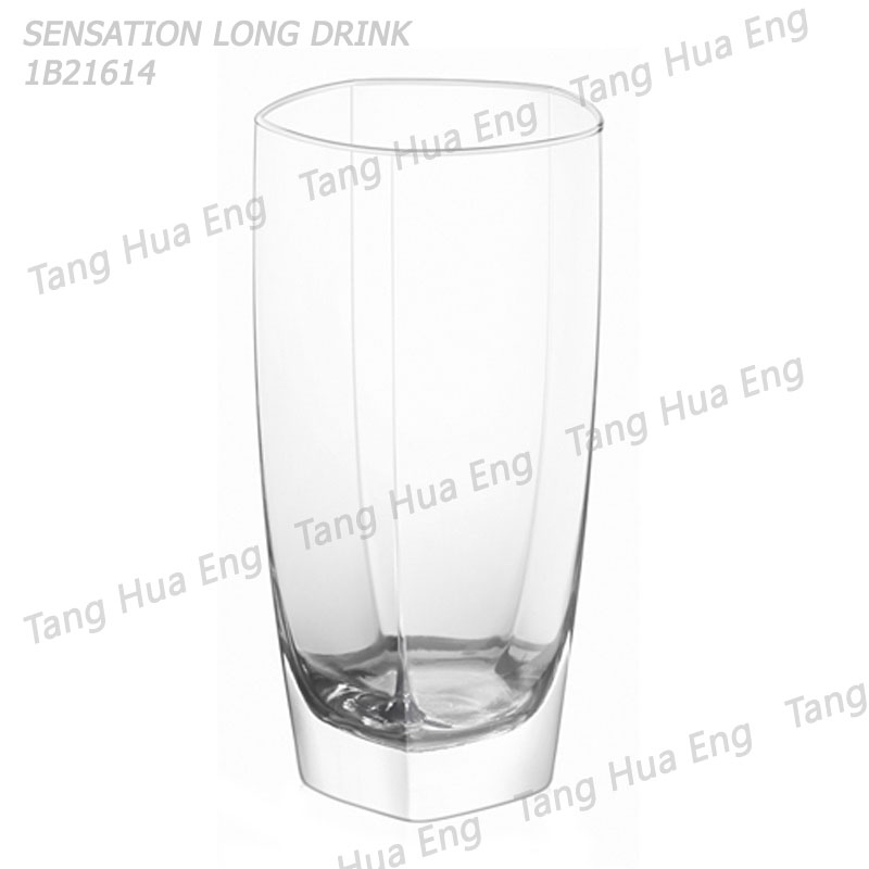 ( 1 โหล ) แก้ว SENSATION LONG DRINK, 390 มล. #1B21614 ยี่ห้อโอเชี่ยน