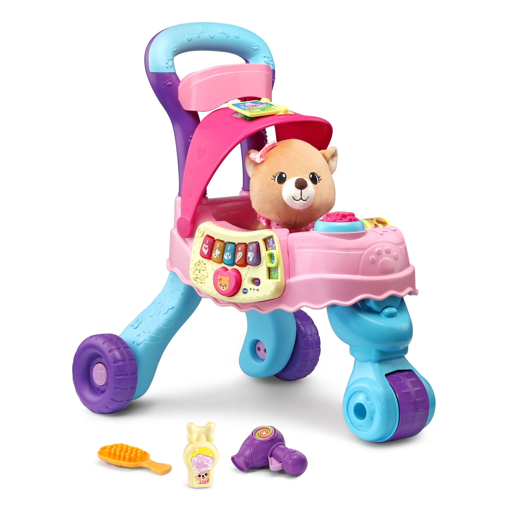 รถเข็น VTech Cutie Paws Puppy Stroller With Plush Puppy
