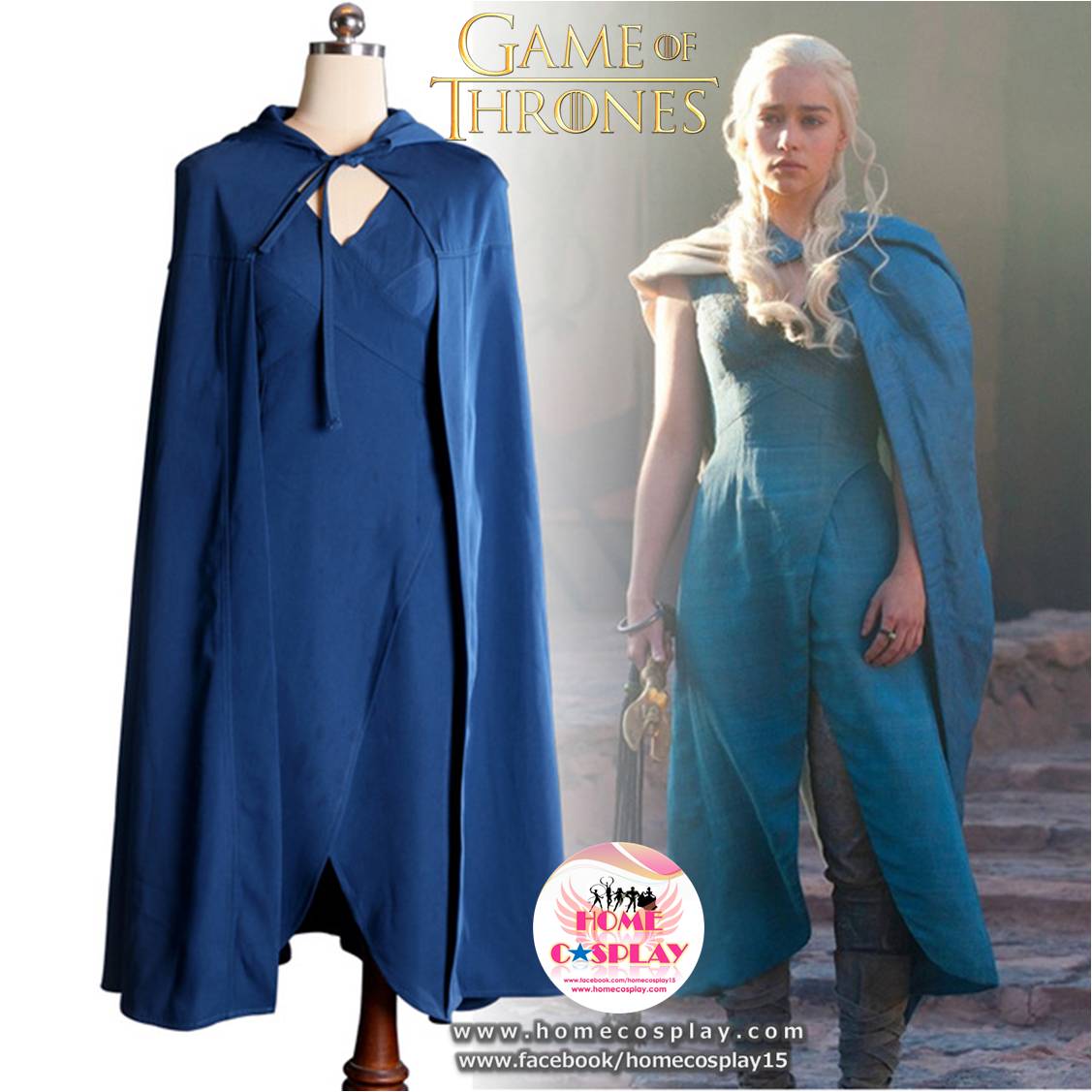 Super Premium Set: #1 ชุดแดเนริส ทาร์แกเรียน Daenerys Targaryen - Game of Thrones