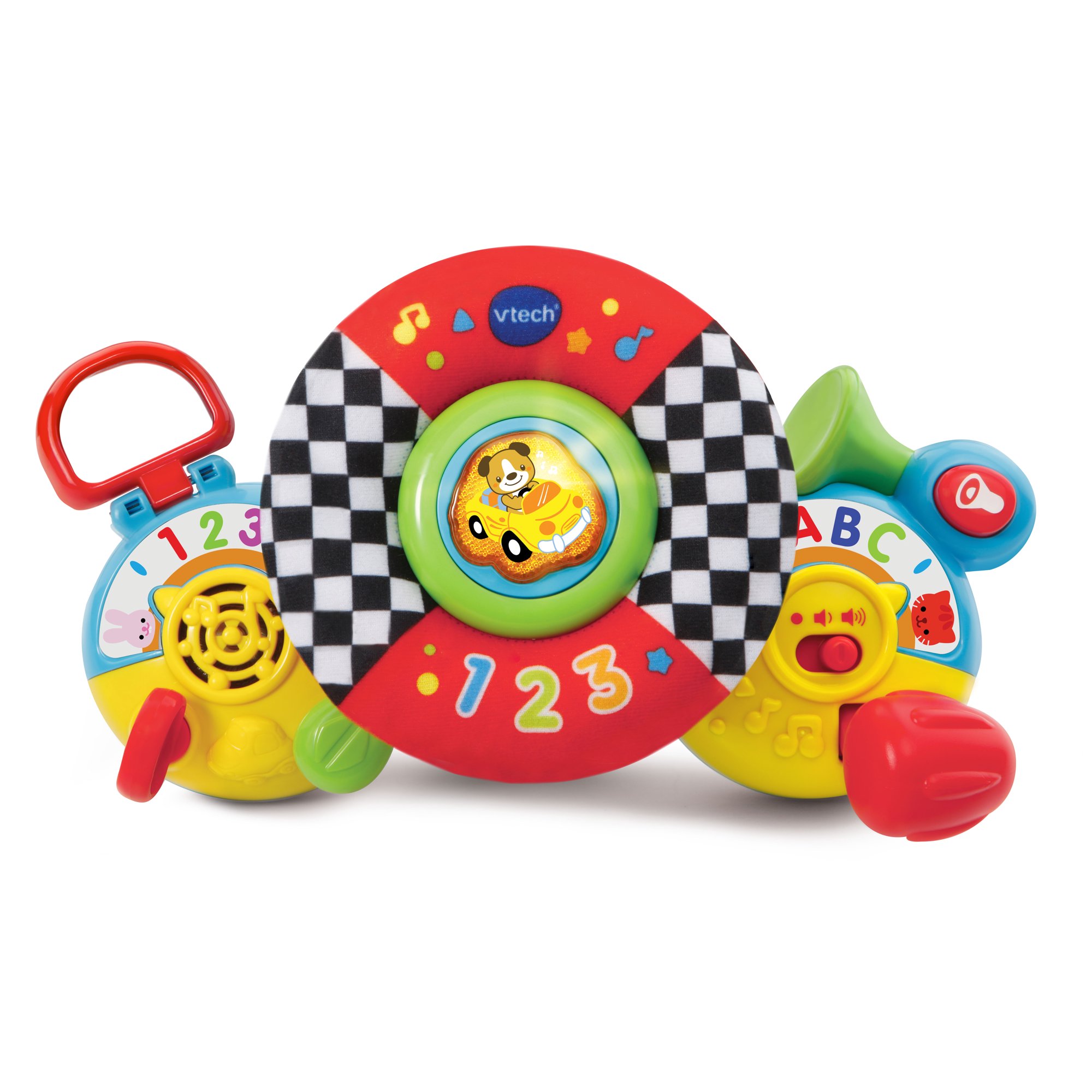 VTech On-the-Go Baby Driver With Fabric Steering Wheel and Car Sounds