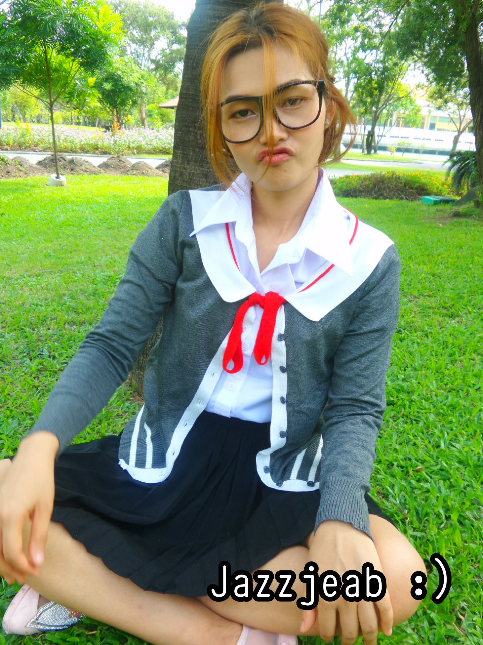 เสื้อคลุมคอโบว์ สีเทา