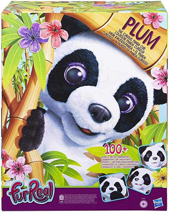 ตุ๊กตาโต้ตอบได้ Furreal Plum, The Curious Panda Bear Cub Interactive Plush Toy