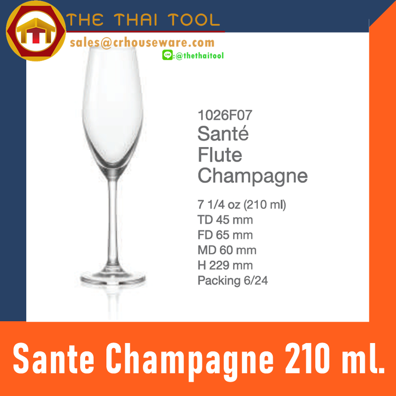 SANTE FLUTE CHAMPAGNE ซองเต้ ฟลุท แชมเปญ1026F07