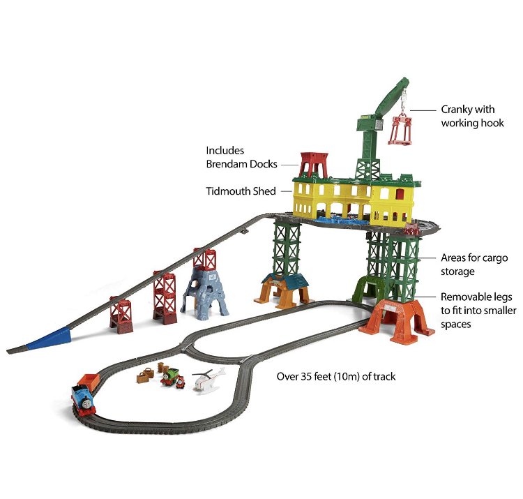 Thomas & Friends Super Station Railway Train Track Set