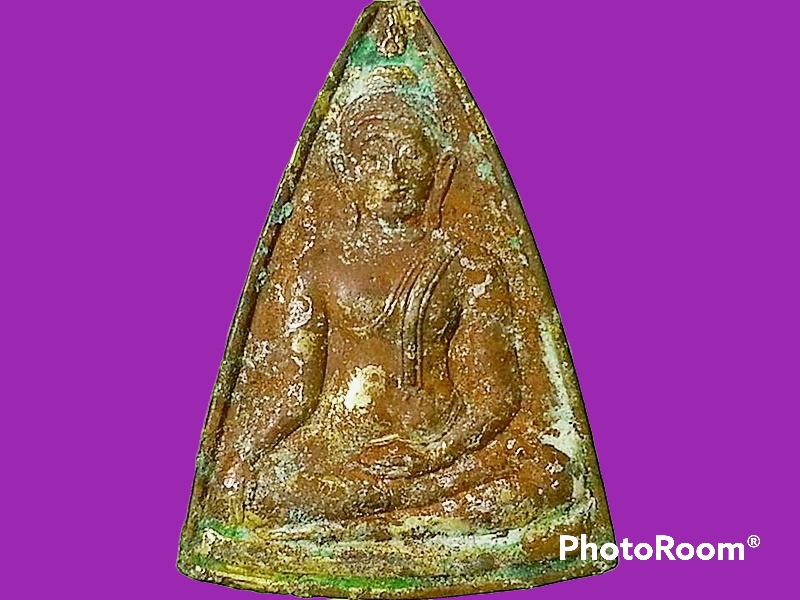 เหรียญ พระพุทธจิตรลดา สมเด็จพระญาณสังวร สมเด็จพระสังฆราช (เจริญ สุวฑฺฒโน) วัดบวรนิเวศวิหาร กรุงเทพมหานคร ปี 2533 50 ปี วิทยาลัยครูจันทรเกษม เนื้อทองแดงกะหลั่ยทอง พิมพ์ใหญ่
