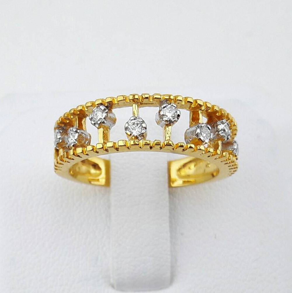 สั่งผลิตเพชรเบลเยี่ยมคัท แหวนแต่งงาน แหวนหมั้น ใส่เที่ยว ออกงาน แหวนทองคำ 18K เพชรแท้ 0.16 กะรัต 4.10 กรัม น้ำ 99 ราคาถูกมาก มีใบรับประกันค่ะ