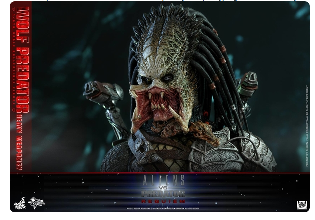 HOTTOYS - AVP-R - Wolf Predator (Heavy Weaponry Version)