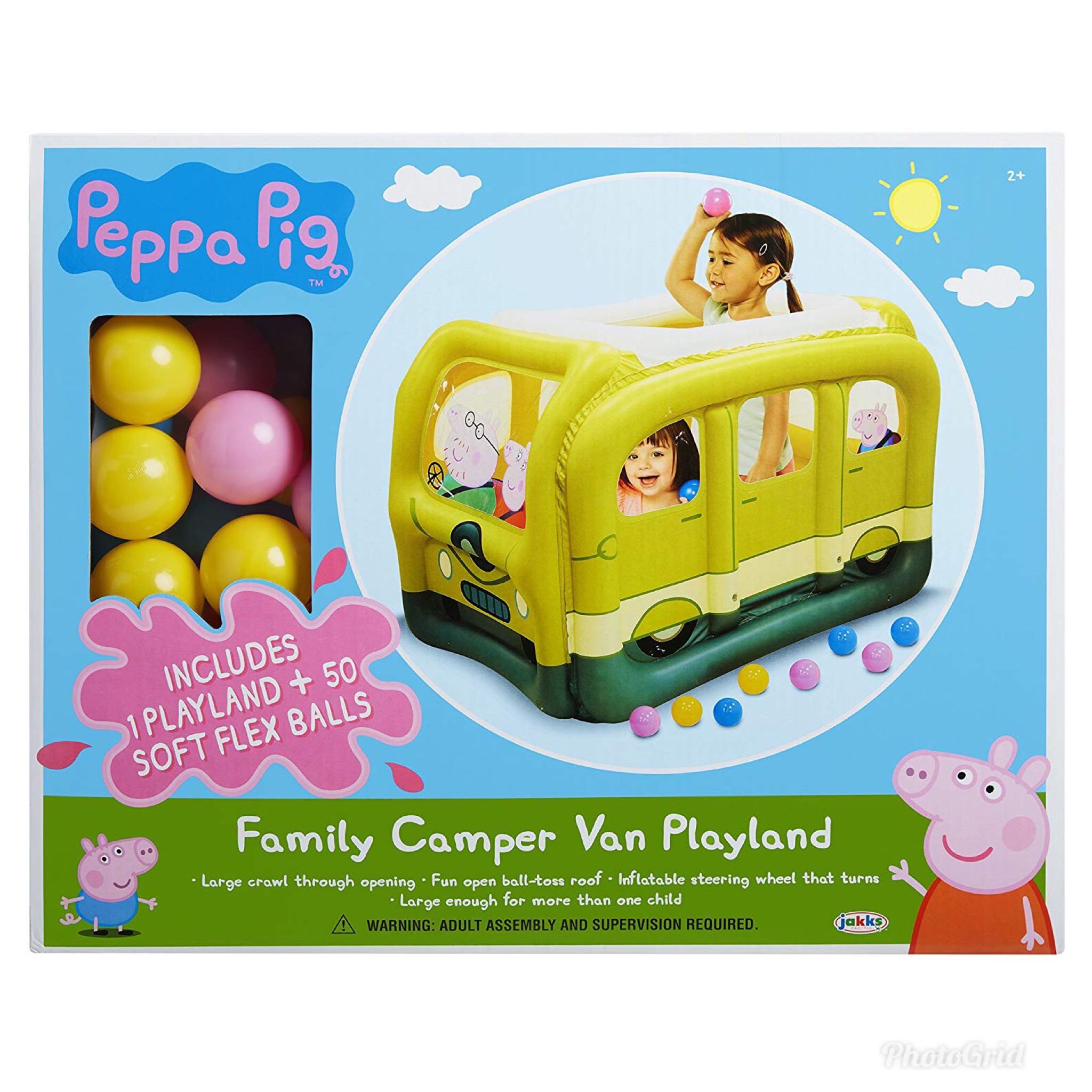 Peppa Pig - ชุดของเล่น เพลย์แลนด์ Camper Van Playland W 50 Balls
