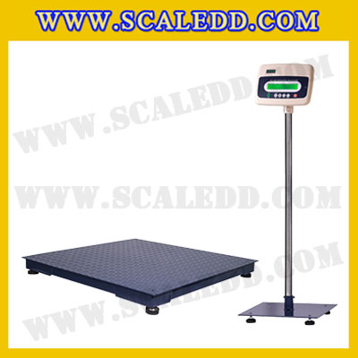 เครื่องชั่งวางพื้น3ตัน ขนาดแท่น 100x100cm. ตาชั่งดิจิตอล 3ตัน พิกัดน้ำหนัก 3000kg ค่าละเอียด 500g ยี่ห้อ JADEVER รุ่น JWI-586