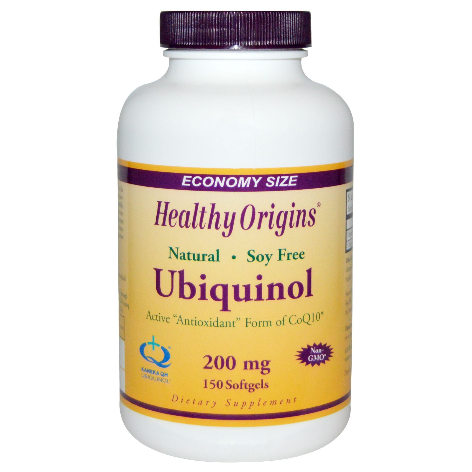 (Pre-order)**Economy Size**Healthy Origins,Ubiquinol 200 mg150softgels(Kaneka QH)ดูดซึมได้ดีกว่า CoQ10 ทั่วไป ช่วนถนอมผิวพรรณให้ดูสดใสเปล่งปลั่ง ลดริ้วรอยก่อนวัย