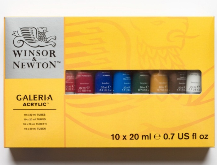 Winsor Galeria Acrylic Color 20ml Set of 10