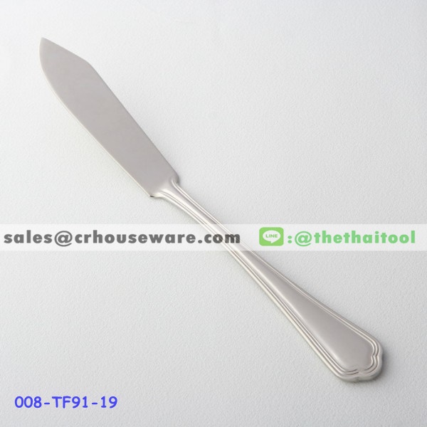 มีดปลาสแตนเลส 91 ลายบ้านเชียง FISH KNIFE 008-TF91-19