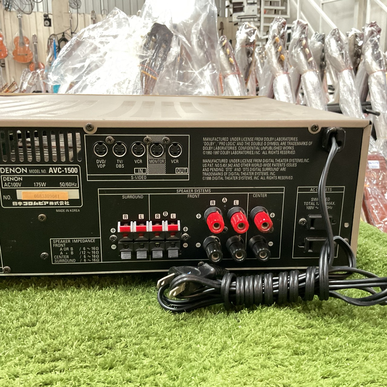 เครื่องขยายเสียง DENON : AVC-1500 สินค้าไม่พร้อมใช้งาน (ต้องซ่อม)