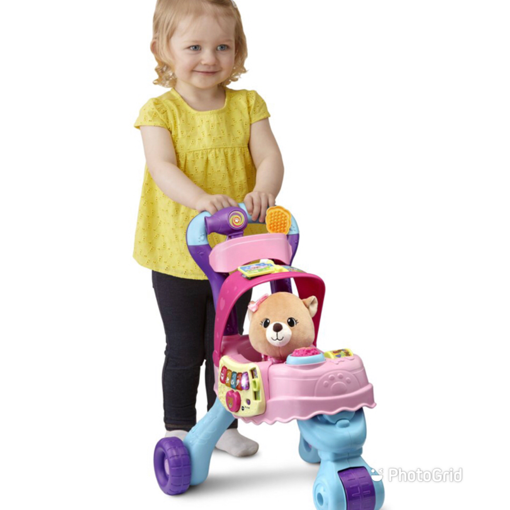 รถเข็น VTech Cutie Paws Puppy Stroller With Plush Puppy